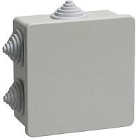 Коробка распределительная IEK ОП 190x140x70мм IP55 серый картинка 